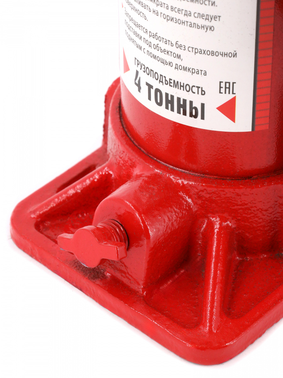 Домкрат гидравлический 4т.(высота мин/макс 180/340мм) (в кейсе) 