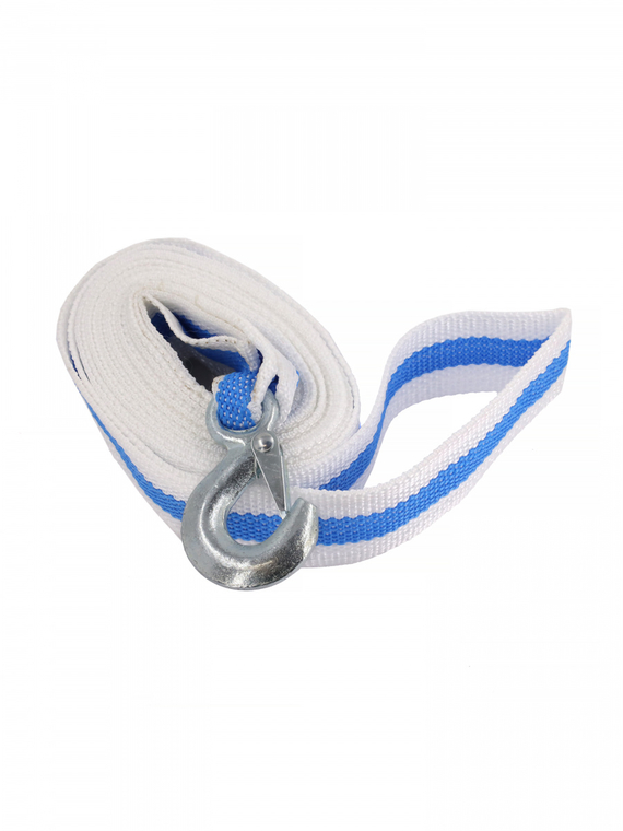 Трос буксировочный лента (4,5 м 6 т.) петля/крюк 