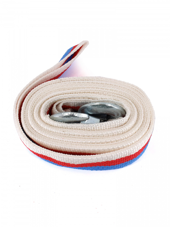 Трос буксировочный лента (4,5 м 5 т.) крюк/крюк 