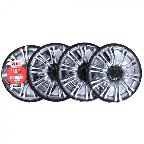 Колпак колеса R15 Х5+ (пруж) кт 4 шт.(2+2) REDMARK