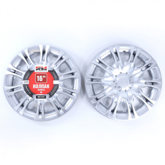 Колпак колеса R16 Г-3302, иномарки Х5 задний (пруж) кт 2 шт. REDMARK
