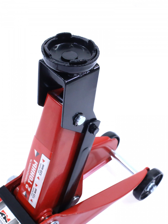 Домкрат гидравлический подкатной 2т. (в кейсе) (высота мин/макс 135/320мм) 