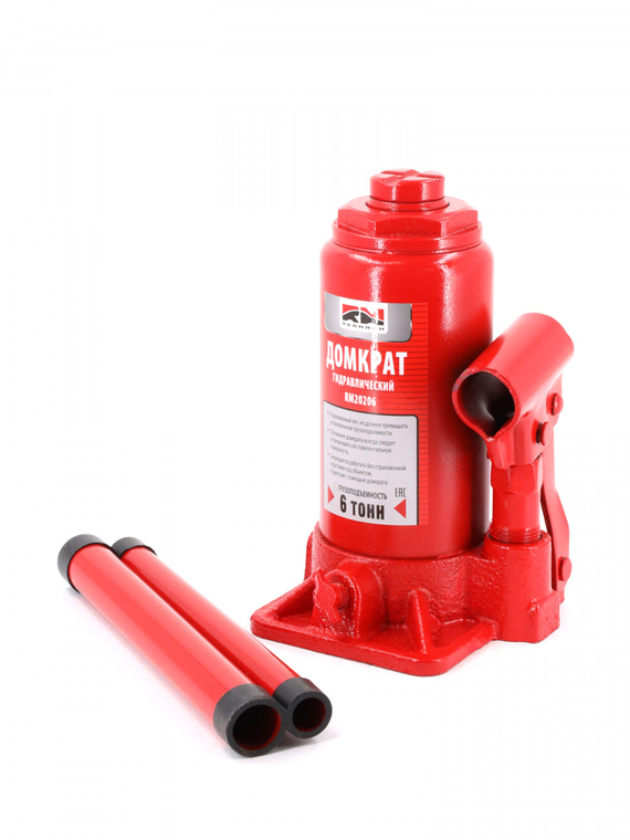 Домкрат гидравлический 6т.(высота мин/макс 185/355мм) 