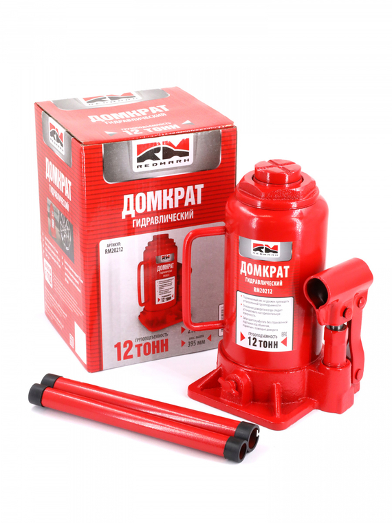 Домкрат гидравлический 12т.(высота мин/макс 210/395мм) 
