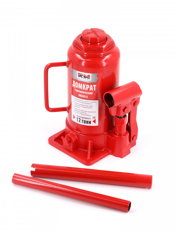 Домкрат гидравлический 12т.(высота мин/макс 210/395мм) 