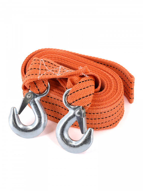Трос буксировочный лента (4,5 м 4 т.) крюк/крюк 