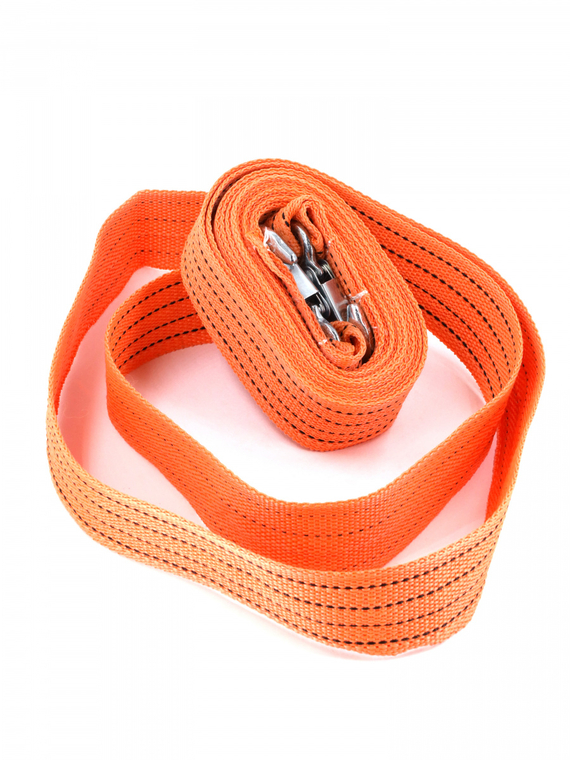 Трос буксировочный лента (4,5 м 4 т.) крюк/крюк 