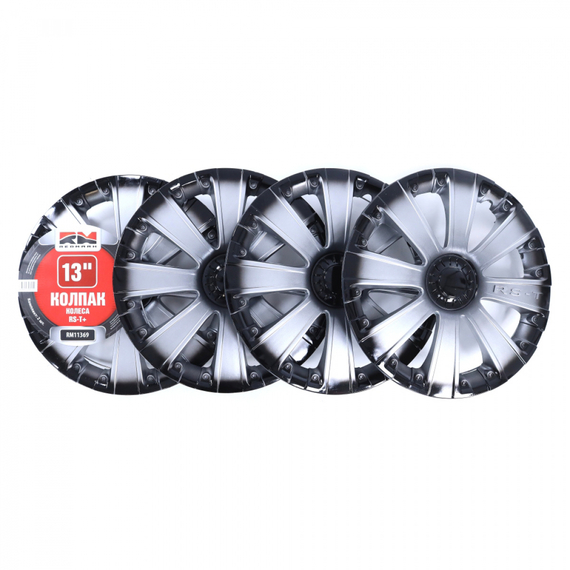 Колпак колеса R13 RS-T+ (пруж) кт 4 шт.(2+2) REDMARK