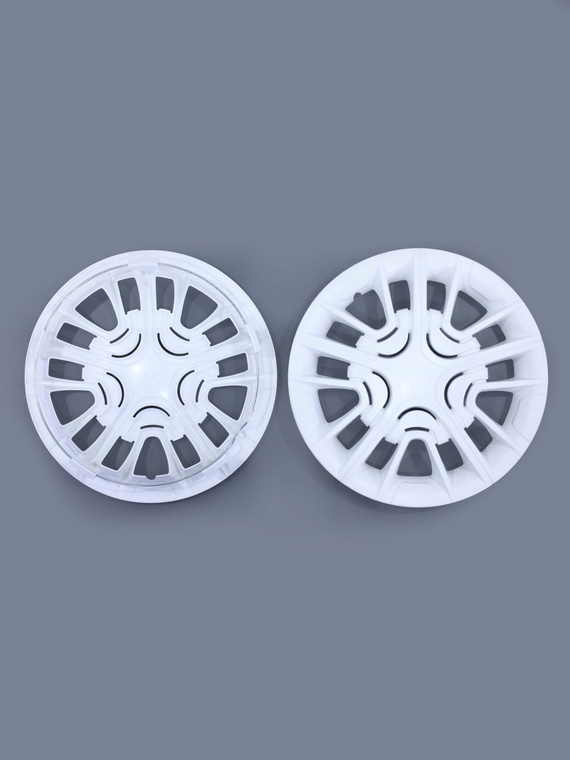 Колпак колеса R13 Шерифф белый (пруж) кт 4 шт. (2+2)