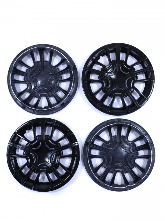 Колпак колеса R13 Шерифф черный глянец (пруж) кт 4 шт.(2+2) REDMARK