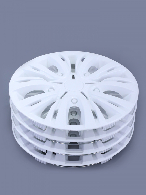 Колпак колеса R13 Лион белый (пруж) кт 4 шт.(2+2) REDMARK