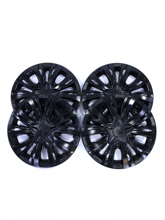 Колпак колеса R13 Лион черный глянец (пруж) кт 4 шт.(2+2) REDMARK