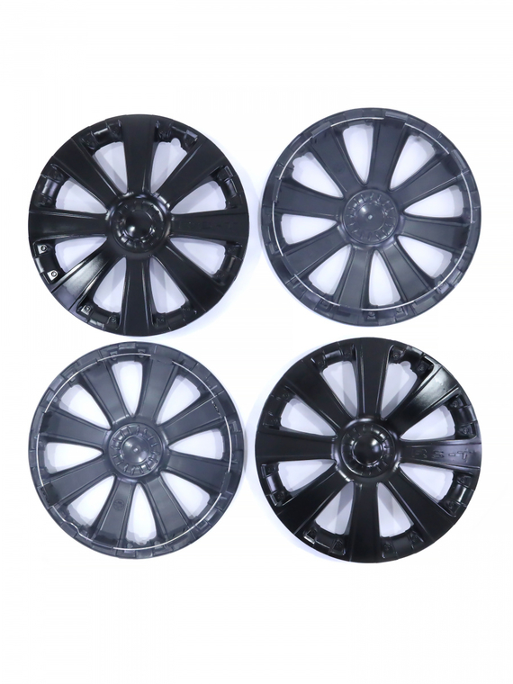 Колпак колеса R15 RS-Tчерный глянец (пруж) кт 4 шт. (2+2) REDMARK