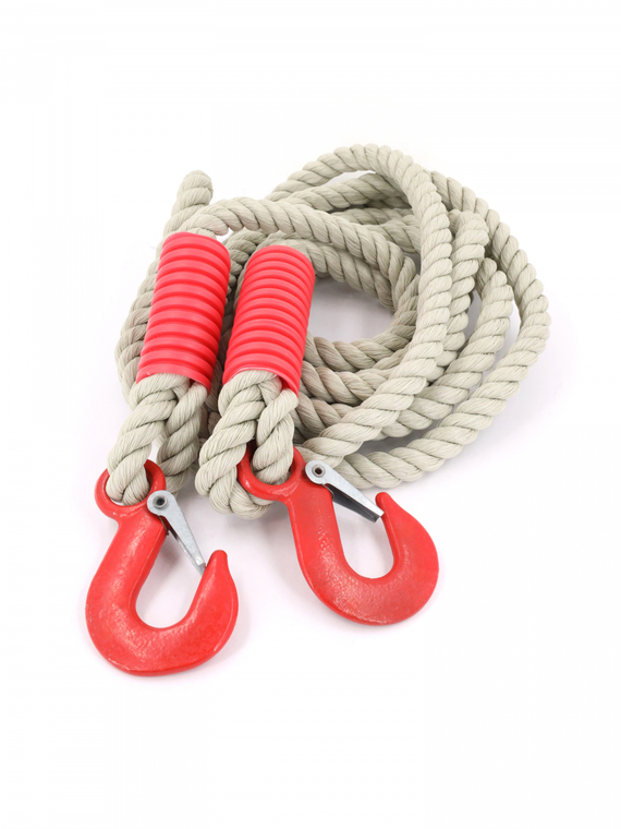 Трос буксировочный канат (4 м 2 т.) крюк/крюк 