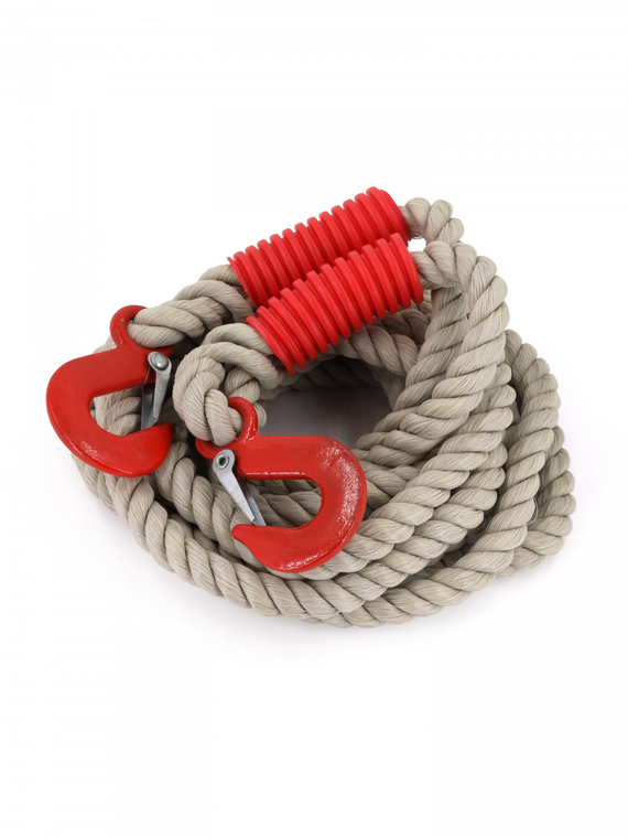 Трос буксировочный канат (4 м 5 т.) крюк/крюк 