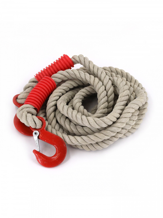 Трос буксировочный канат (4 м 5 т.) крюк/крюк 