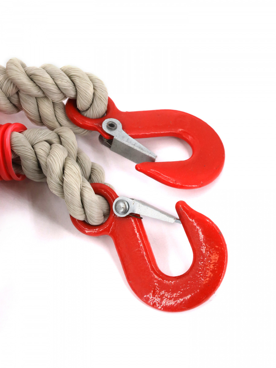 Трос буксировочный канат (4 м 5 т.) крюк/крюк 