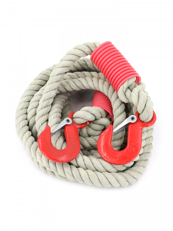 Трос буксировочный канат (4 м 7 т.) крюк/крюк 