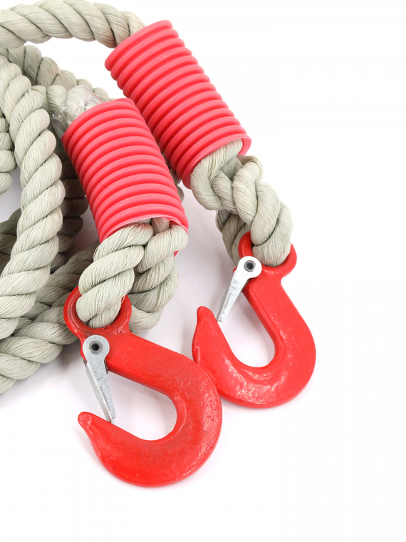 Трос буксировочный канат (4 м 7 т.) крюк/крюк 