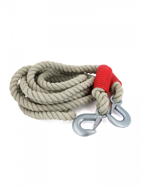 Трос буксировочный канат (4 м 10 т.) крюк/крюк 
