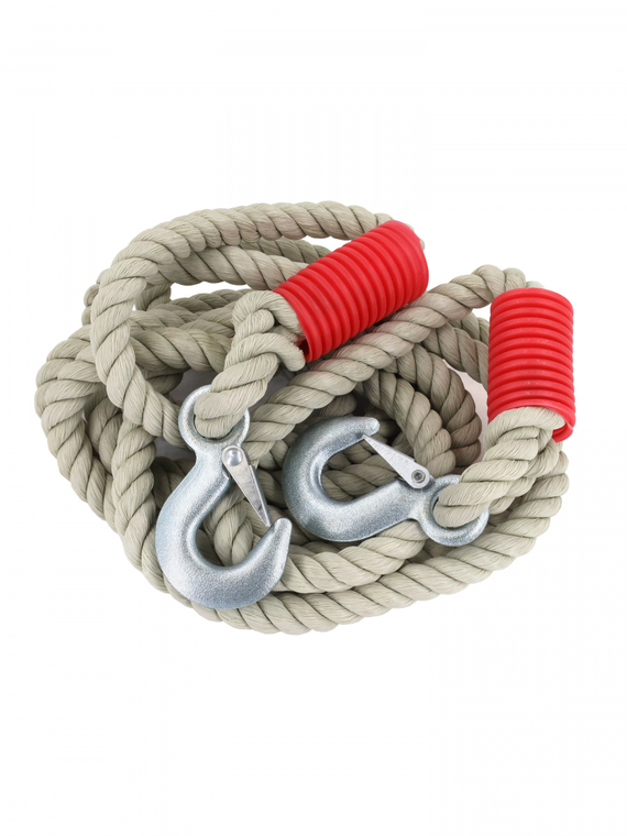 Трос буксировочный канат (4 м 10 т.) крюк/крюк 