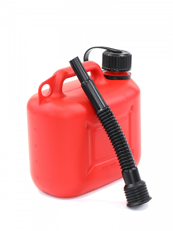 Канистра 5 л (п/эт.) под ГСМ с заливным устройством (красная)