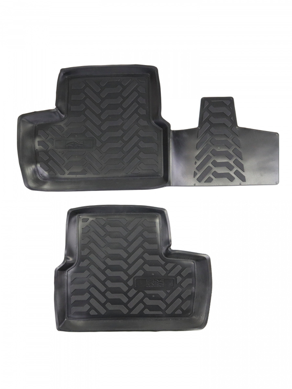 Коврики внутрисалонные ВАЗ-2190 Granta 2011-> кт. 3D с подпятником (полиуретан) 