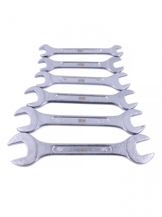 Набор ключей рожковых 6 шт. (кт.)(6x7, 8x9, 10x11, 14x15, 16x17 мм) 