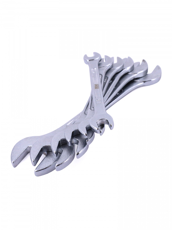 Набор ключей рожковых 6 шт. (кт.)(6x7, 8x9, 10x11, 14x15, 16x17 мм) 