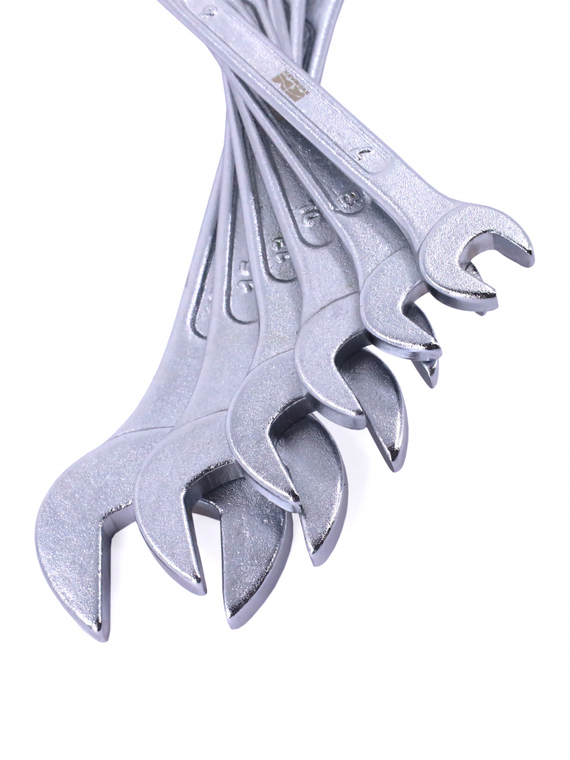 Набор ключей рожковых 6 шт. (кт.)(6x7, 8x9, 10x11, 14x15, 16x17 мм) 