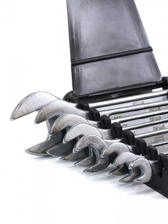 Набор ключей рожковых 8 шт. (кт.) (6X7, 8X9, 10X11, 12X13,  14X15, 16X17, 18X19, 20X22 мм) 