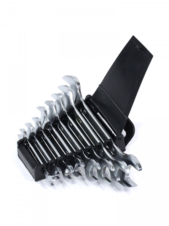 Набор ключей рожковых 8 шт. (кт.) (6X7, 8X9, 10X11, 12X13,  14X15, 16X17, 18X19, 20X22 мм) 