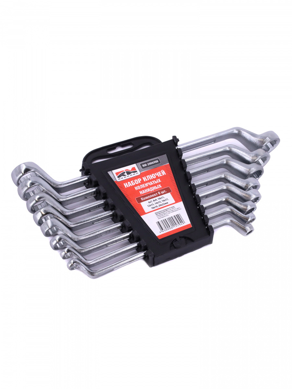 Набор ключей накидных 8 шт. (6x7,8X9,10X11,12X13,14X15,16X17,18X19,20x22 мм)