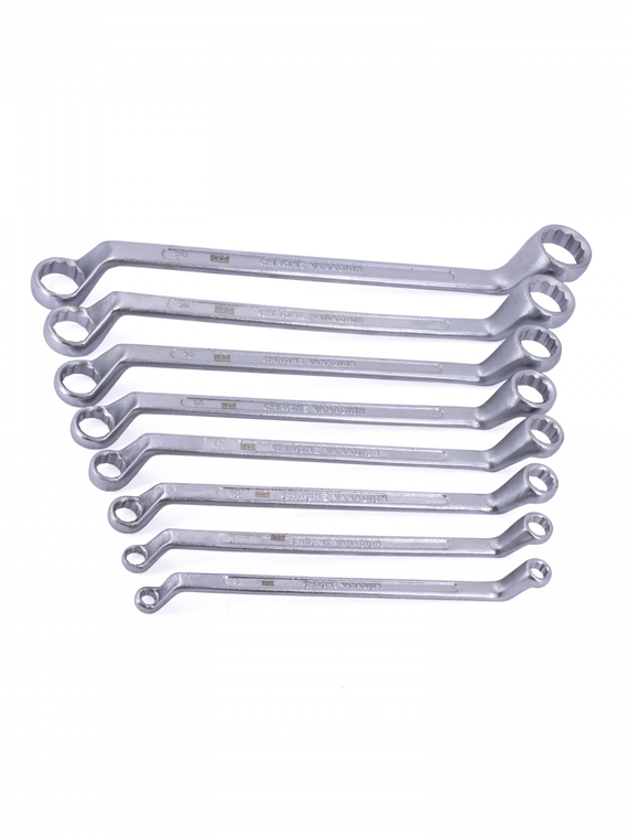 Набор ключей накидных 8 шт. (6x7,8X9,10X11,12X13,14X15,16X17,18X19,20x22 мм)