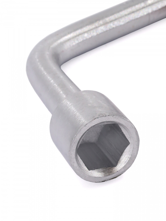 Ключ баллонный кованый Г-образный 17 мм с монтажной лопаткой  