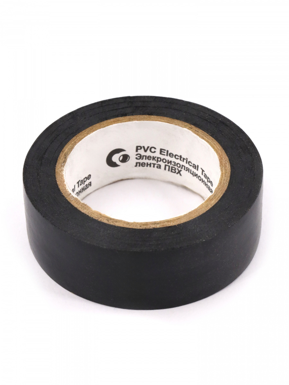 Изолента 19 мм х 10 м, цв. черный 