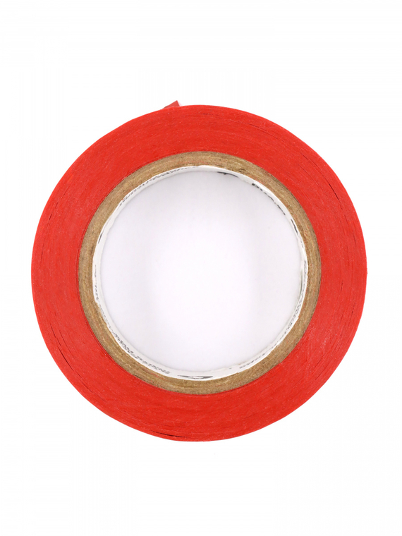 Изолента 19 мм х 10 м, цв. красный 