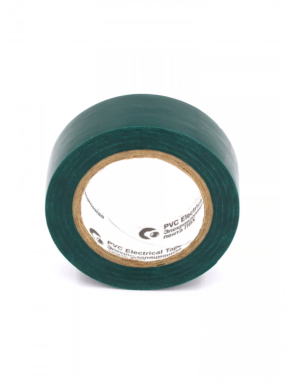 Изолента 19 мм х 10 м, цв. зеленый 
