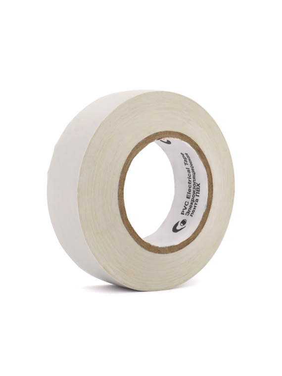 Изолента 19 мм х 20 м, цв. белый 