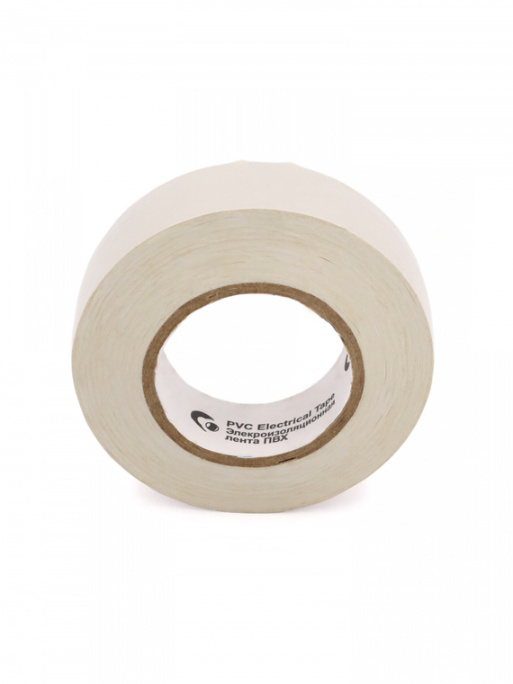 Изолента 19 мм х 20 м, цв. белый 