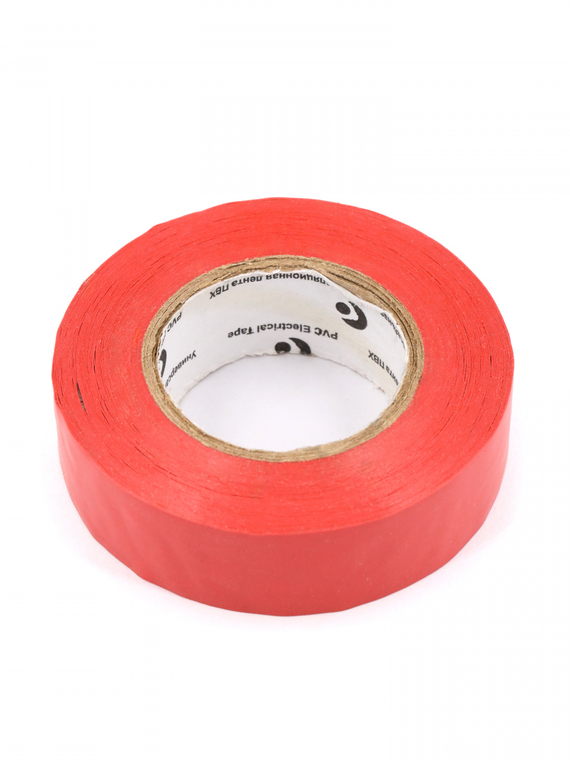 Изолента 19 мм х 20 м, цв. красный 