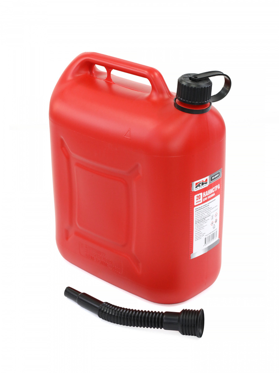 Канистра 20 л (п/эт.) под ГСМ с заливным устройством (красная)