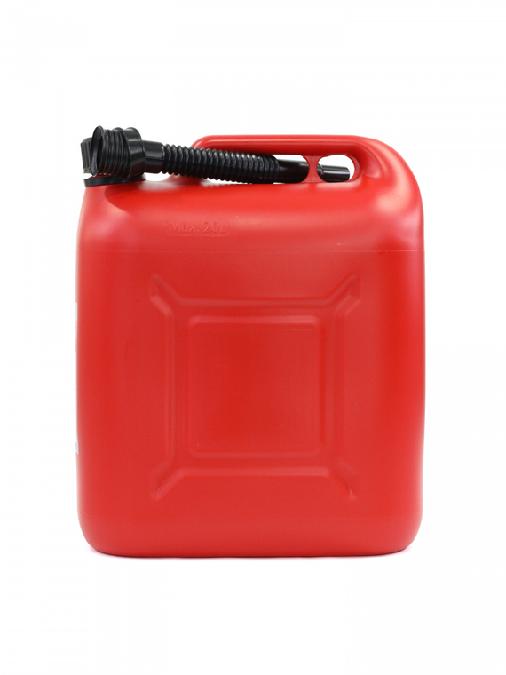 Канистра 20 л (п/эт.) под ГСМ с заливным устройством (красная)