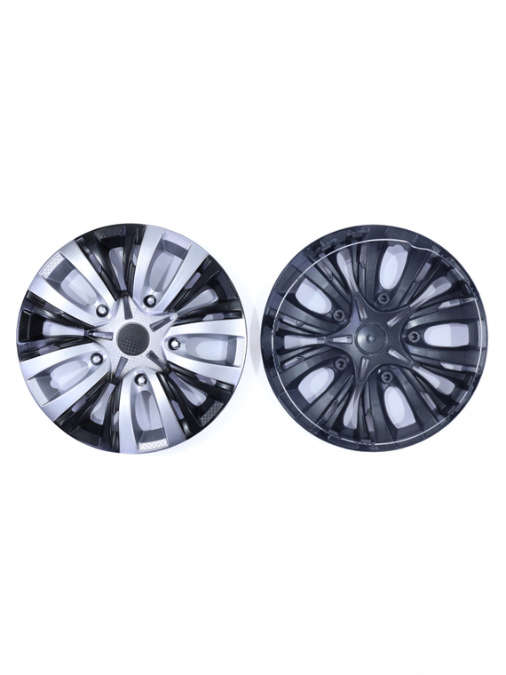 Колпак колеса R15 Лион микс черный (пруж) кт 2 шт. REDMARK