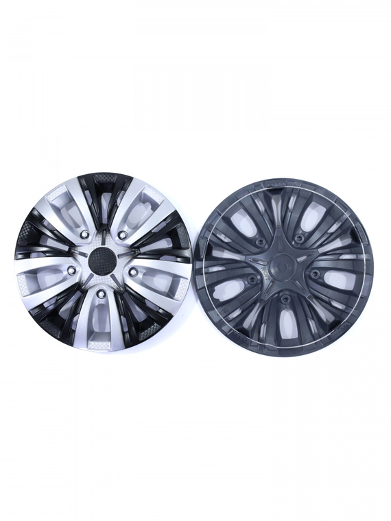 Колпак колеса R14 Лион микс черный (пруж) кт 2 шт. REDMARK