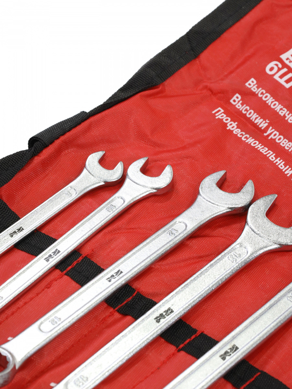 Набор ключей комбинированных 6 шт. (кт.) (8,10,12,13,14,17 мм)