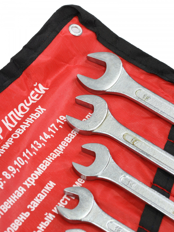 Набор ключей комбинированных 8 шт. (кт.) (8,9,10,11,13,14,17,19 мм)