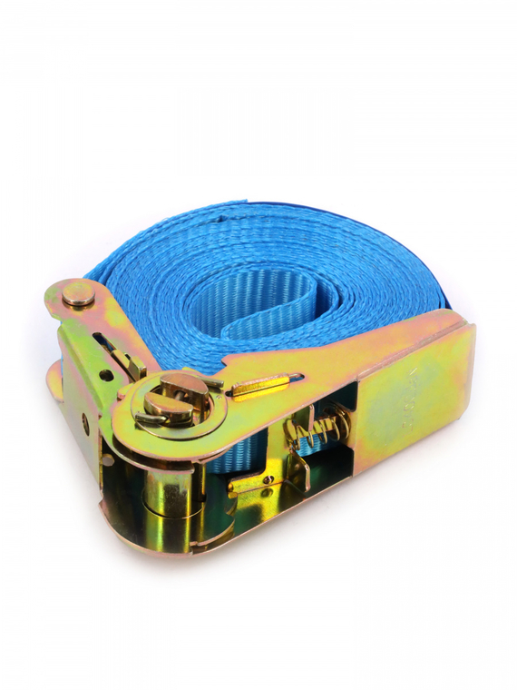 Стяжка груза (2х25) 5м. 2т. с замком, 2 крючка 