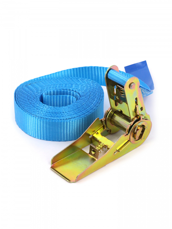 Стяжка груза (2х25) 5м. 2т. с замком, 2 крючка 