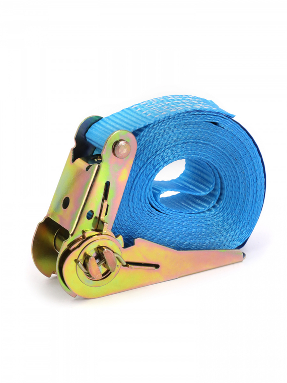 Стяжка груза (2х25) 5м. 2т. с замком, 2 крючка 